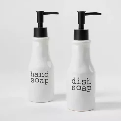Kirklands Home Kitchen Storage|Dish and Hand 2-pc. Soap Dispenser Set