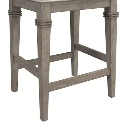 Kirklands Home Bar Stools & Counter Height Stools|Distressed Gray and Beige Counter Stool