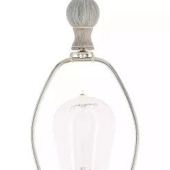 Kirklands Home Floor Lamps|Distressed Gray Hadlee Floor Lamp Tan