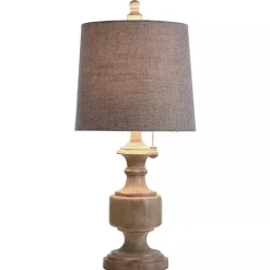 Kirklands Home Table Lamps|Distressed Urn Resin Table Lamp Gray