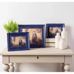 Online Distressed Navy Farmhouse Frame, 8x10 Picture Frames