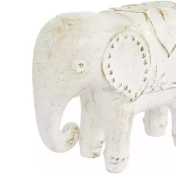 Sale Distressed Carved Elephant Statues, Set of 2 Statues & Figurines