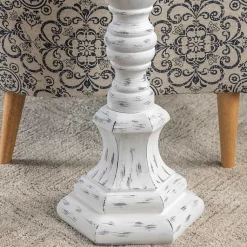 Kirklands Home Floor Lamps|Distressed White Floor Lamp