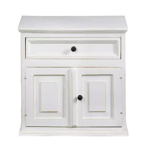 Kirklands Home Nightstands|Distressed Nightstand White