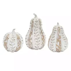 Outlet Distressed Pumpkins, Set of 3 Fall