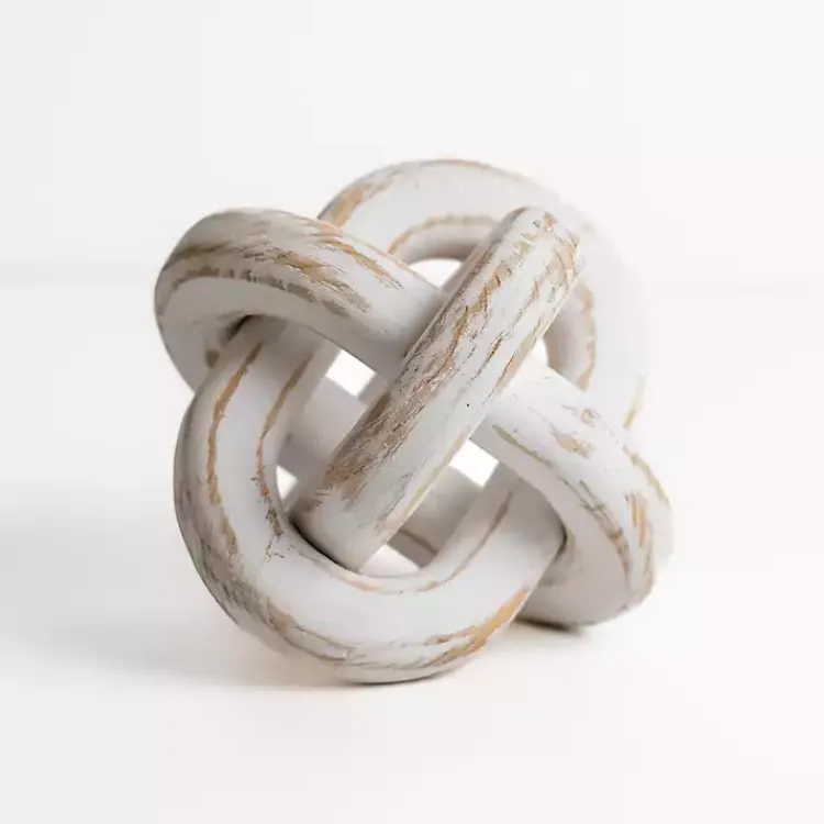 Hot Distressed Wooden Knot Statues & Figurines