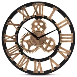 Kirklands Home Clocks|Distressed Wood Vintage Wall Clock