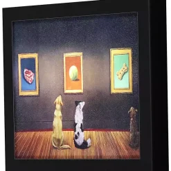 Kirklands Home Framed Art|Dog Museum Framed Art Print
