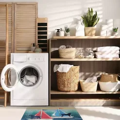 Kirklands Home Outdoor Rugs|Dogs on Sailboats Indoor/Outdoor Rug, 3x4