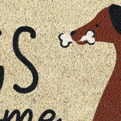 Kirklands Home Doormats|Dogs Welcome People Tolerated Doormat