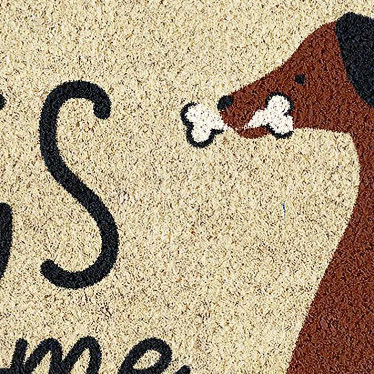 Kirklands Home Doormats|Dogs Welcome People Tolerated Doormat