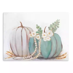 Sale Double Pumpkins Canvas Art Print Fall