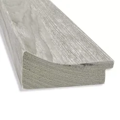 Kirklands Home Decorative Mirrors|Dove Gray Scoop Frame Beveled Mirror, 42x30 in.