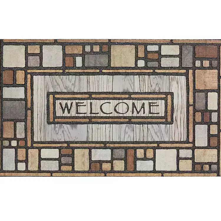 Kirklands Home Doormats|Drifted Nature Welcome Doormat Multi