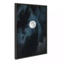 Kirklands Home Canvas Art|Driftless Moon Framed Canvas Art Print