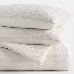 Kirklands Home Comforters|Dune Waffle Ultra-Soft 3-pc. Queen Comforter Set Tan