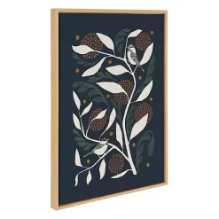 Kirklands Home Canvas Art|Duo Bird Branch Framed Canvas Art Print