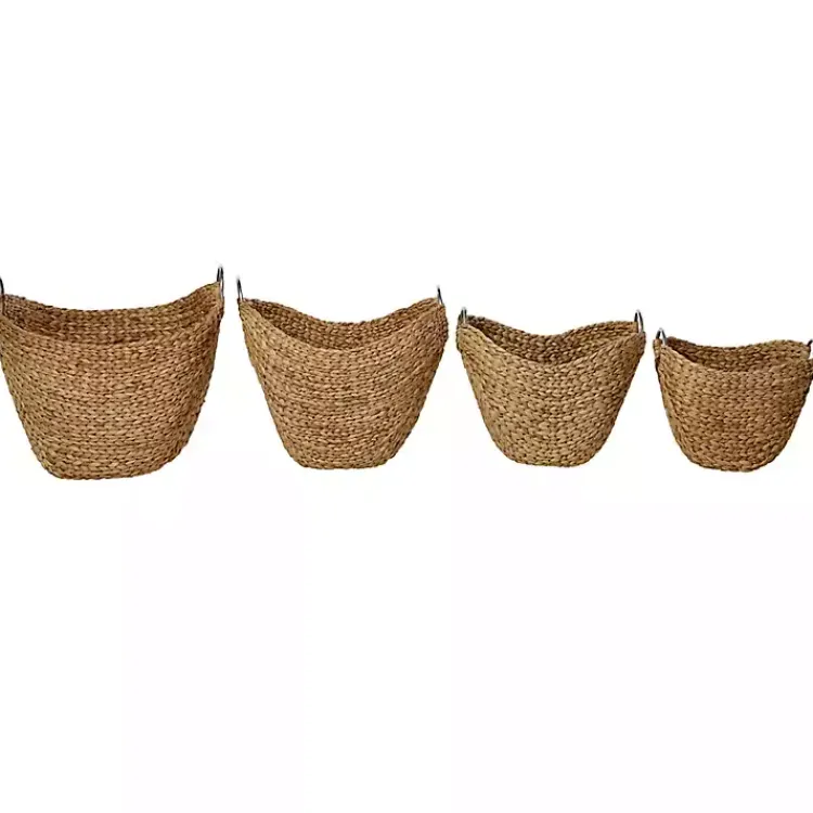 Outlet Dutch Woven Seagrass Baskets, Set of 4 Baskets & Boxes