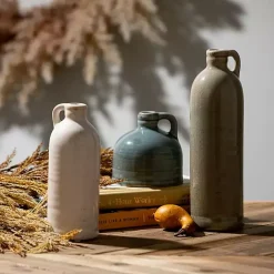 Outlet Earth Tones Jug Vases, Set of 3 Vases
