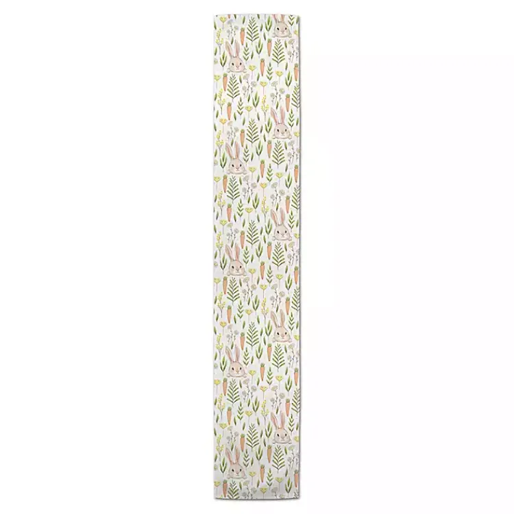Discount Easter Bunnies and Carrots Table Runner, 72 in. Easter Decorations