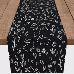 New Easter Chalk Outline Table Runner, 90 in. Easter Decorations