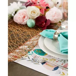 Discount Easter Folk Garden Placemats, Set of 6 Easter Decorations