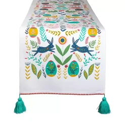 Best Easter Garden Folk Table Runner, 72 in. Easter Decorations