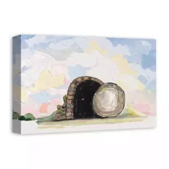 Easter Tomb Painterly Canvas Wall Art Easter Decorations