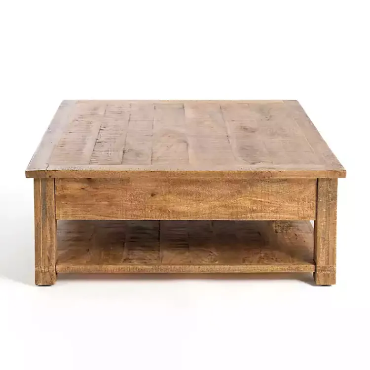 Kirklands Home Coffee Tables|Easton Mango Wood Coffee Table Brown