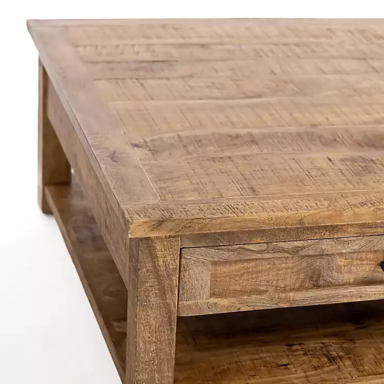 Kirklands Home Coffee Tables|Easton Mango Wood Coffee Table Brown