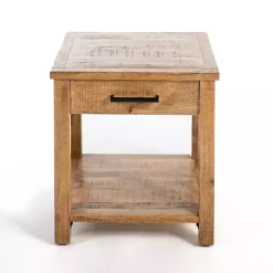 Kirklands Home Accent & End Tables|Easton Mango Wood Side Table Brown