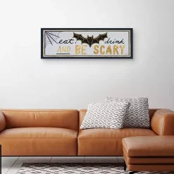 Discount Eat Drink And Be Scary Halloween Wall Plaque Halloween