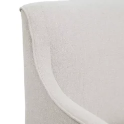 Kirklands Home Dining Chairs|Elaine Cream Upholstered Skirted Dining Chair White