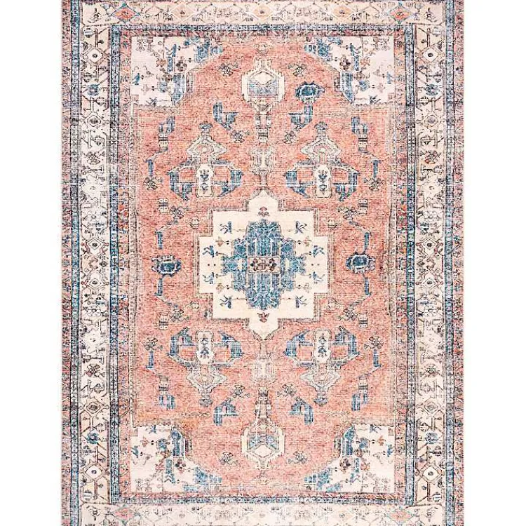 Kirklands Home Area Rugs|Eleanor Medallion Washable Area Rug, 4x6