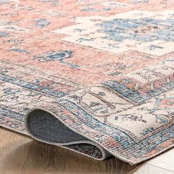Kirklands Home Area Rugs|Eleanor Medallion Washable Area Rug, 4x6