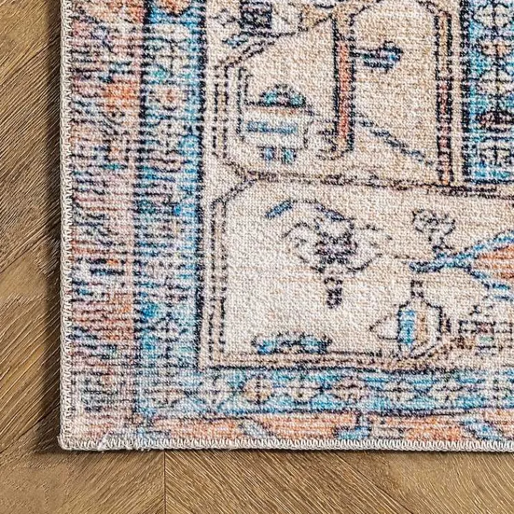 Kirklands Home Area Rugs|Eleanor Medallion Washable Area Rug, 4x6