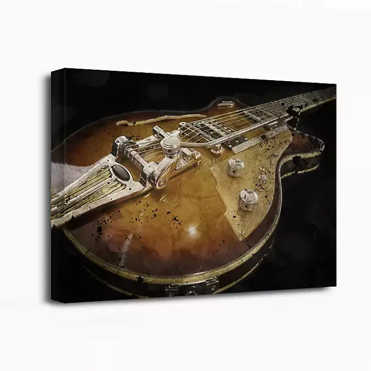 Kirklands Home Canvas Art|Electric Guitar Canvas Art Print