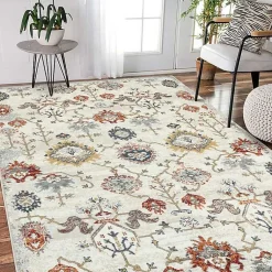 Kirklands Home Area Rugs|Elina Beige Area Rug, 7x9 Tan