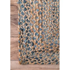 Kirklands Home Area Rugs|Ella Hand Braided Jute Rug, 5x8 Tan