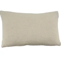 Hot Embroidered Geo Black and White Lumbar Pillow Pillows