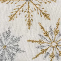 Clearance Embroidered Sparkle Snowflakes Napkins, Set of 6 Christmas Dining & Entertaining