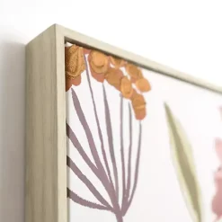 Kirklands Home Canvas Art|Embroidered Summer Floral I Framed Canvas Print Multi