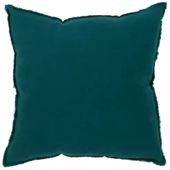 Sale Emerald Fringed Edge Pillow Pillows