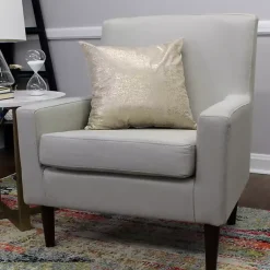 Kirklands Home Accent Chairs|Emma Oatmeal Upholstered Accent Chair Ivory