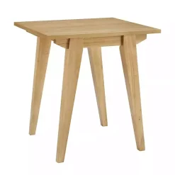 Kirklands Home Accent & End Tables|English Oak Wood Minimalist Accent Table Tan