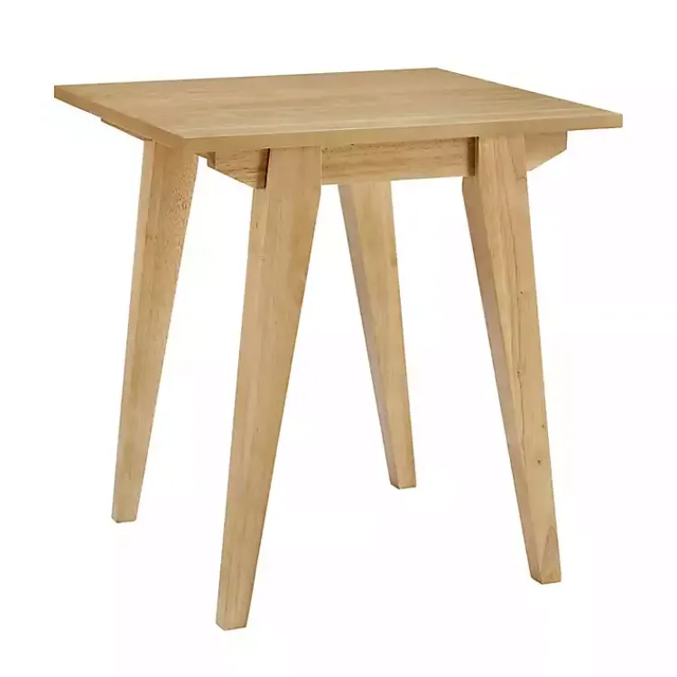 Kirklands Home Accent & End Tables|English Oak Wood Minimalist Accent Table Tan