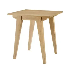 Kirklands Home Accent & End Tables|English Oak Wood Minimalist Accent Table Tan