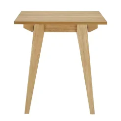 Kirklands Home Accent & End Tables|English Oak Wood Minimalist Accent Table Tan