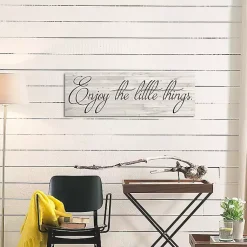 Kirklands Home Canvas Art|Enjoy the Little Things Canvas Art Print, 48x16