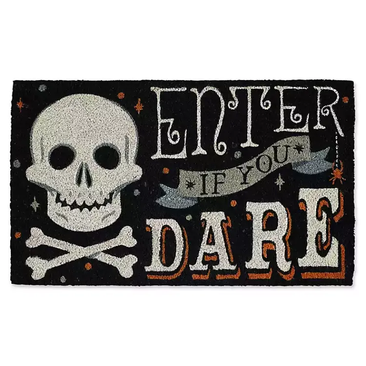 Discount Enter If You Dare Doormat, 18x30 in. Halloween